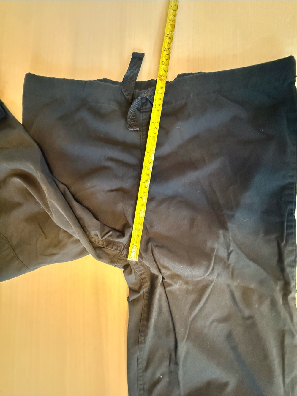 Cherokee Workwear 4100 4100T Tall Unisex Cargo Scrubs Drawstring Pants Black - Picture 4 of 10